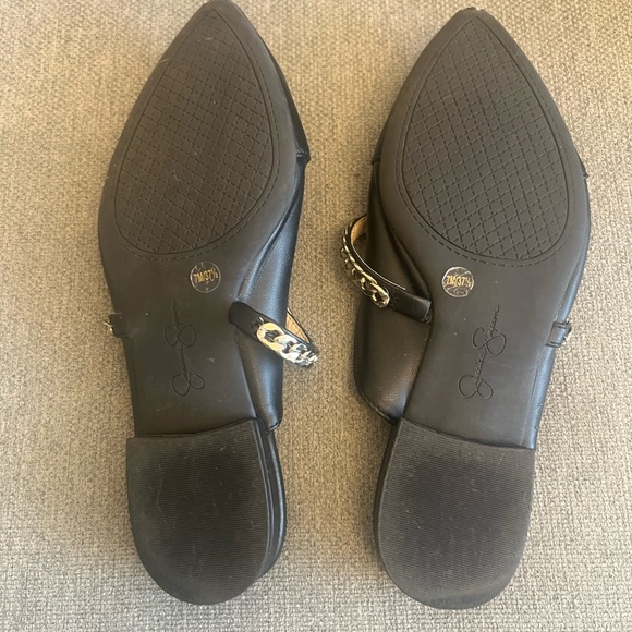 Jessica Simpson size 7 women Black back out shoes - Picture 4 of 5